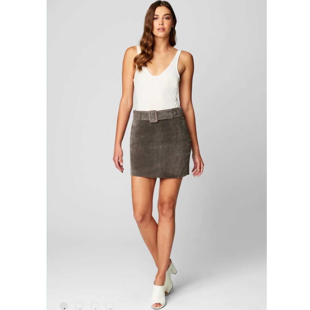 BLANKNYC | Suede Leather High Altitude Skirt